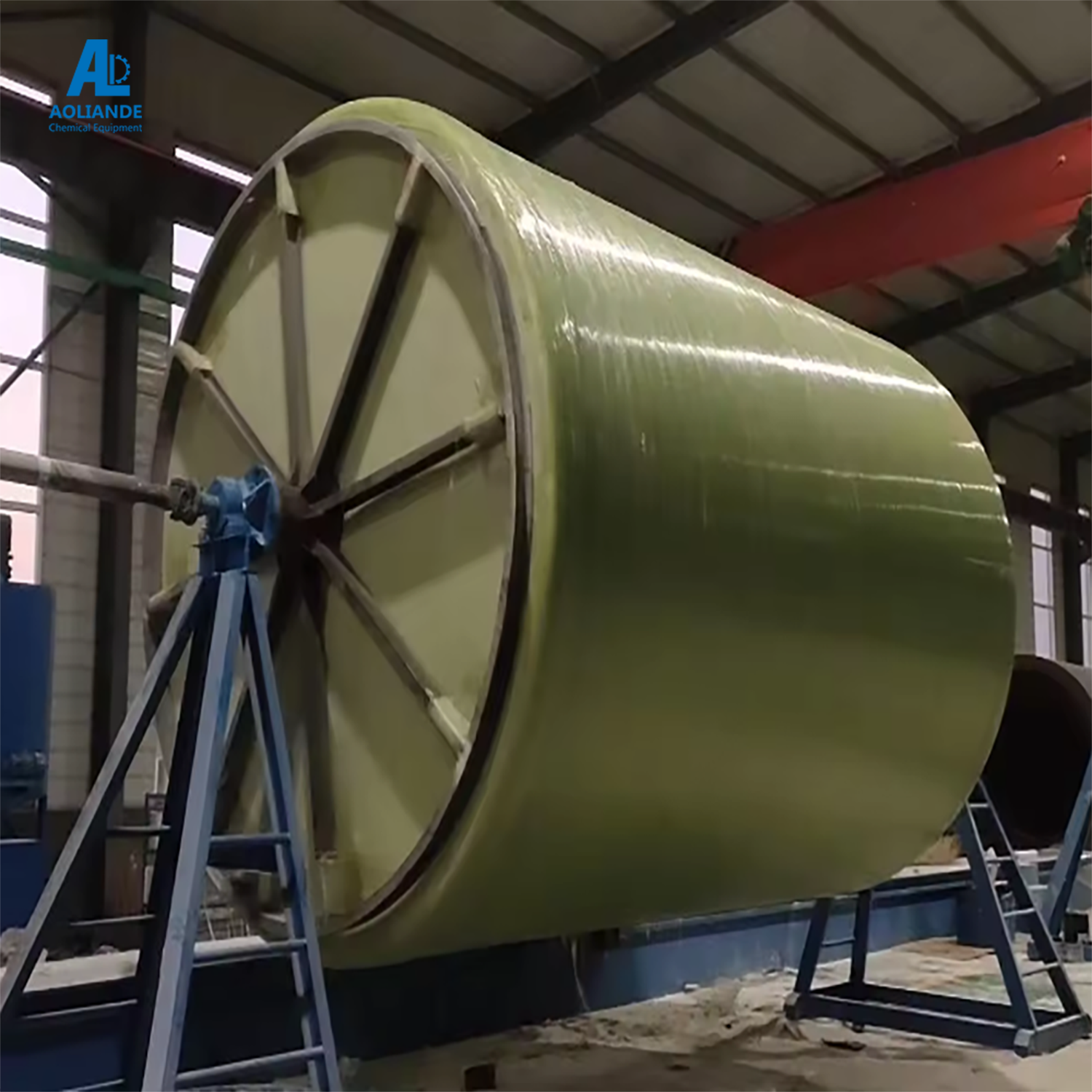 Customizable FRP Tank Filament Winding Production Line | PLC Control | High Precision for Chemical Storage Tanks - Image 6